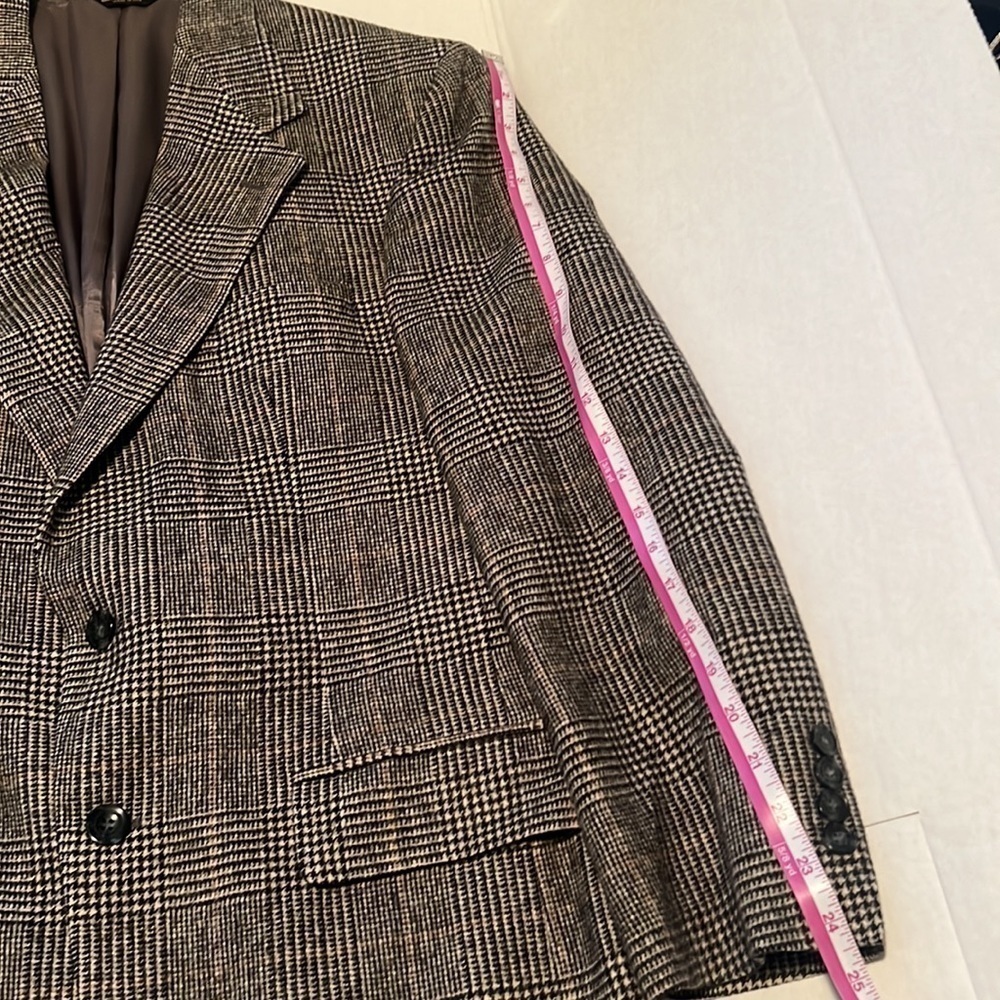 Fifth Avenue Collection Lord & Taylor men's blazer 100% Camel hair. - Picture 3 of 11